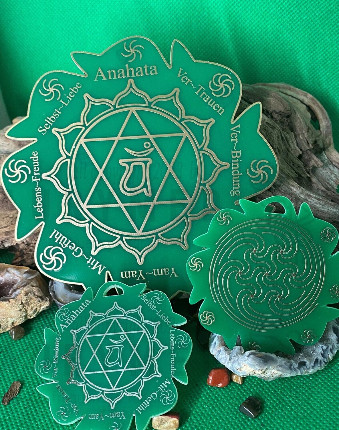 Chakren Wheel – Chakra wählbar – ca. 114 × 114 mm – Galerie