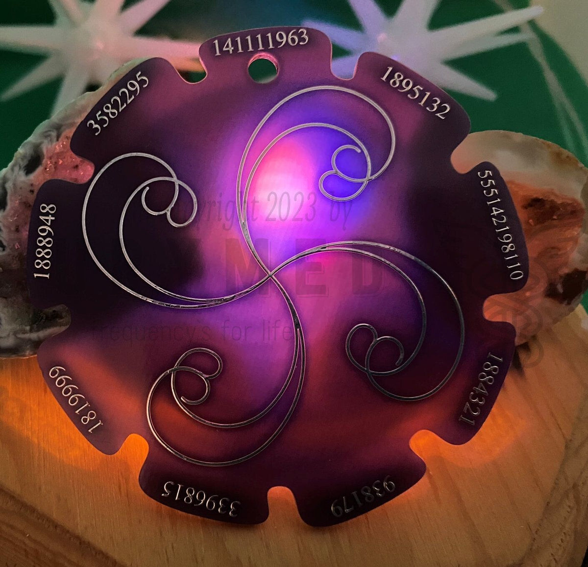 Flower Power golden Light ca. 67x67 mm – Produktansicht 22