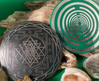 94 mm Discs – Lakhovsky MWO & Sri Yantra – Farbe, Legierung und Stückzahl wählbar – Galerie