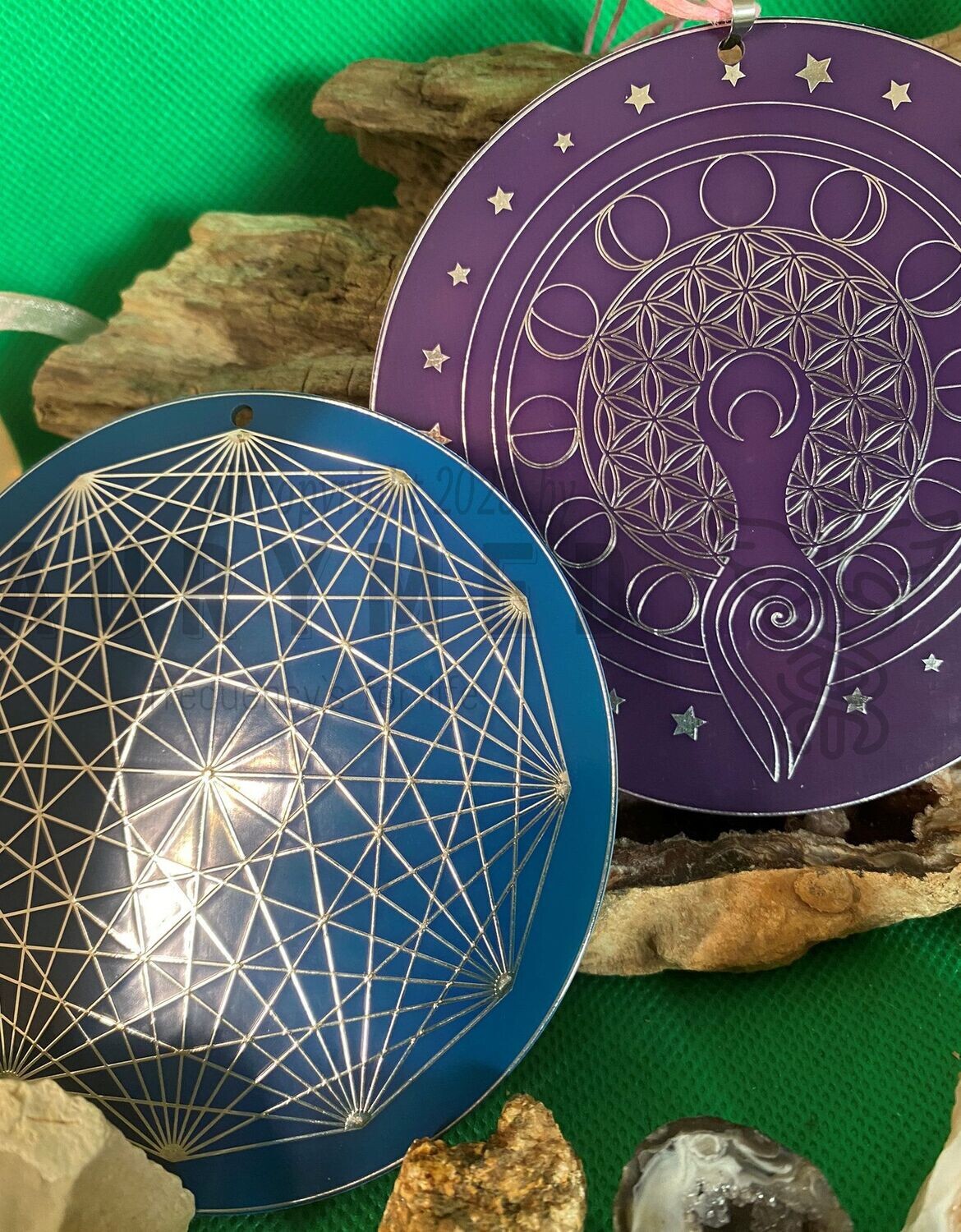 99 mm Disc – Göttinnenmotiv & Dodecagram – 12-Stern – Galerie