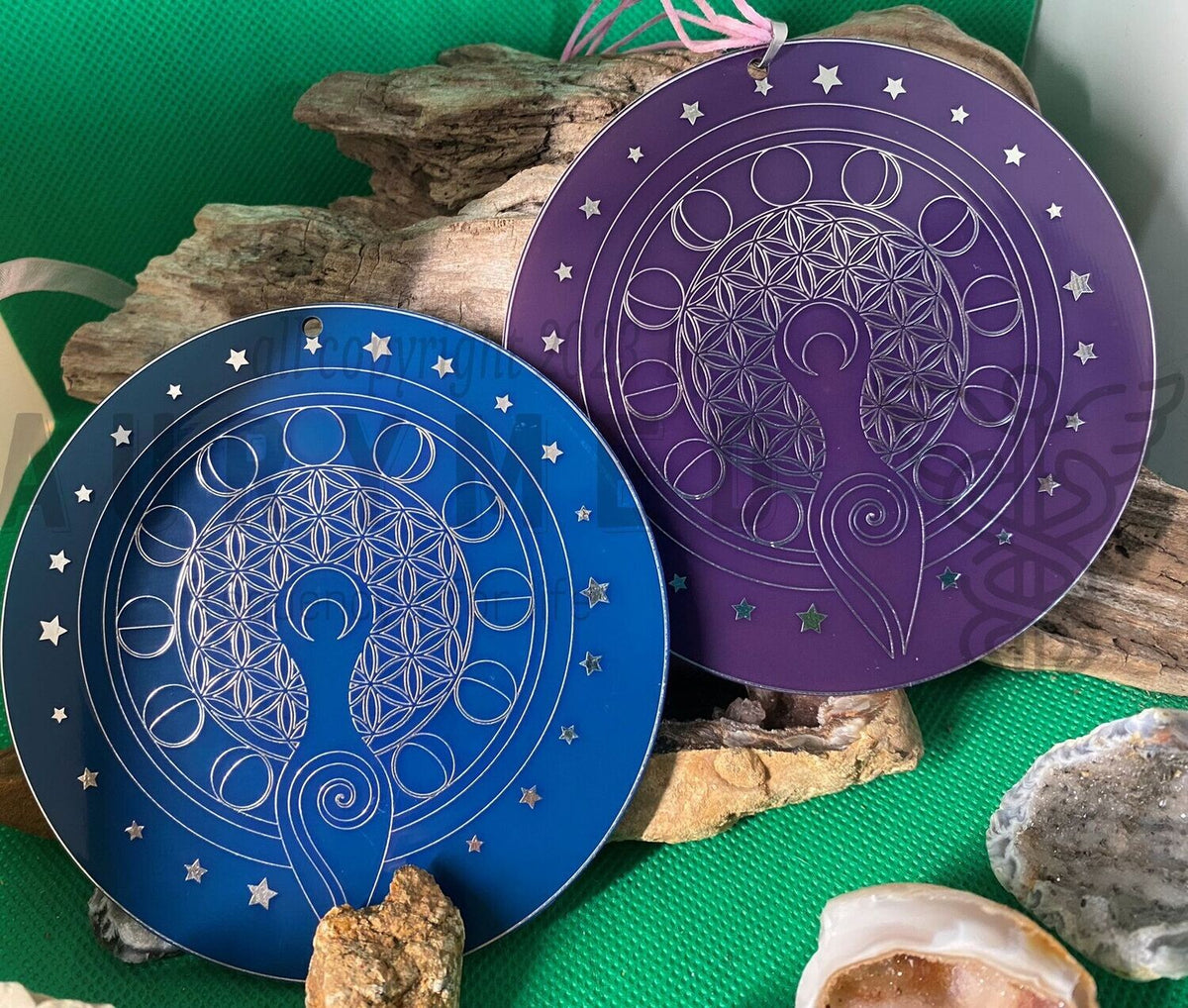 99 mm Disc – Göttinnenmotiv & Dodecagram – 12-Stern – Galerie