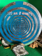 120 mm Disc – Lakhovsky MWOn Design Disc, einseitig, Zinn Legierung – Produktansicht 1