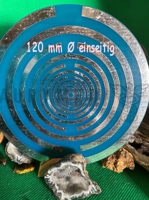 120 mm Disc – Lakhovsky MWOn Design Disc, einseitig, Zinn Legierung – Produktansicht 1