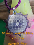 Tetrahedron Anhänger. ca 33x37 mm – Produktansicht 2