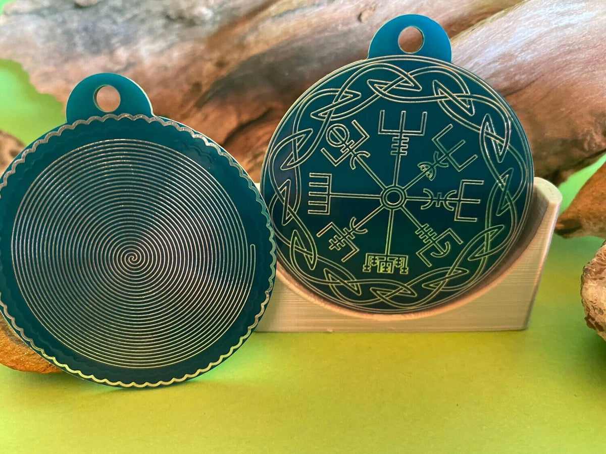 Amulett doppelseitig Vegvisir ca. 55 x50 mm – Produktansicht 1