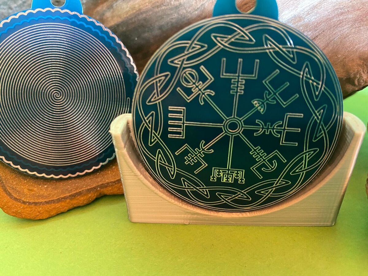 Amulett doppelseitig Vegvisir ca. 55 x50 mm – Produktansicht 3