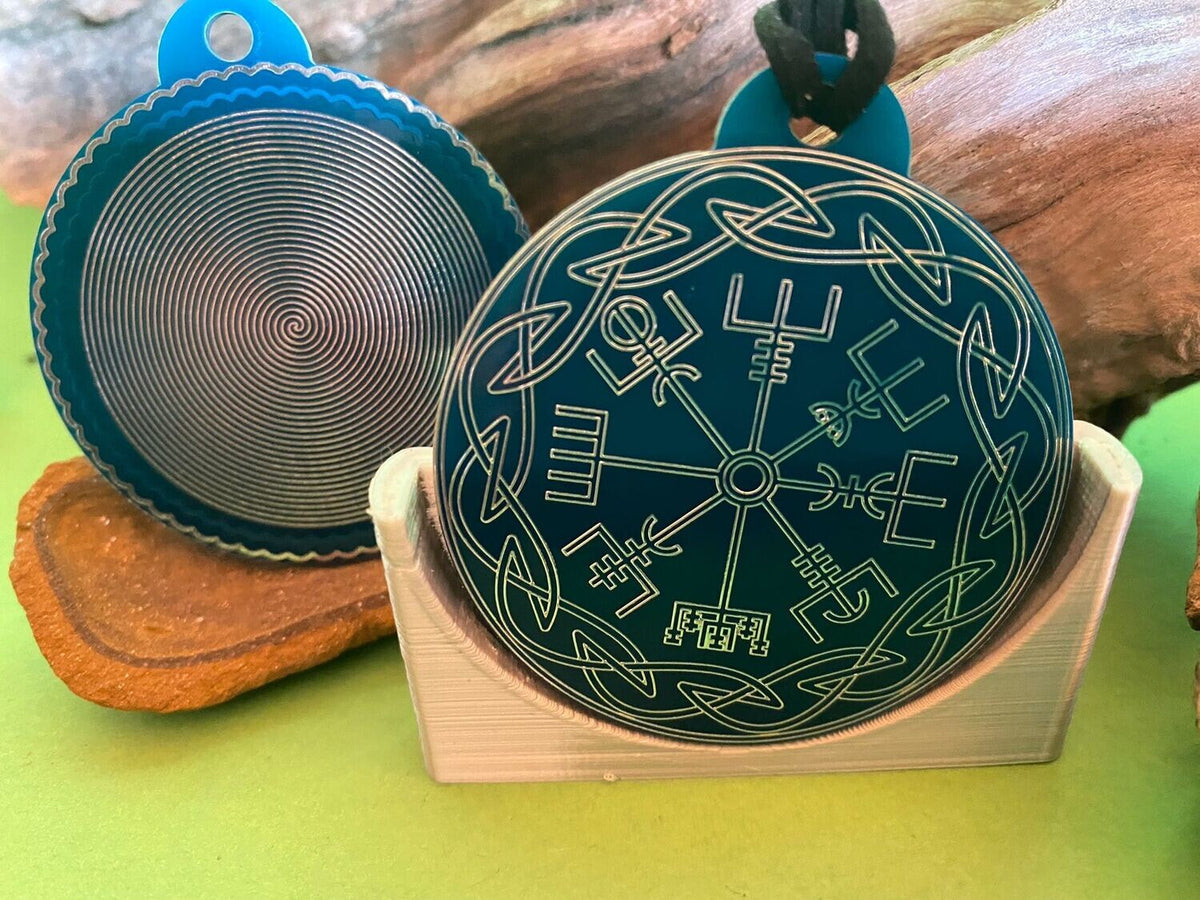 Amulett doppelseitig Vegvisir ca. 55 x50 mm – Produktansicht 2