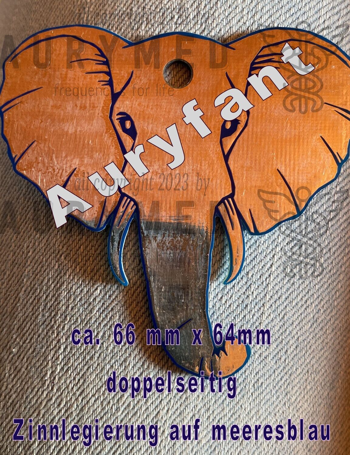 Krafttier Anhänger Elefant – Produktansicht 1