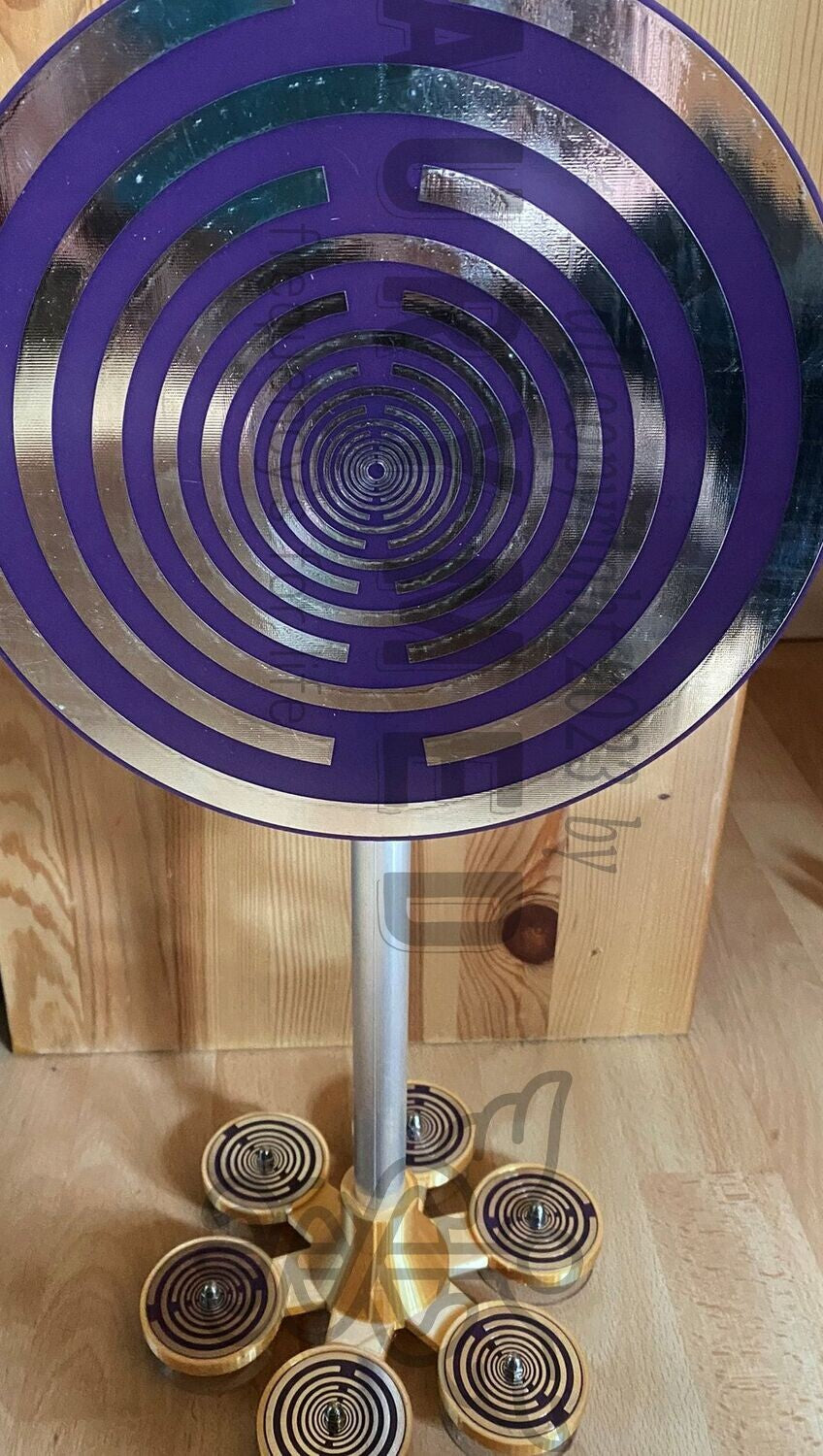 240 mm AURYMED MWA to Go – Lakhovsky MWO – Farbe wählbar – mit 3D-Druck-Resonanzständer – Galerie