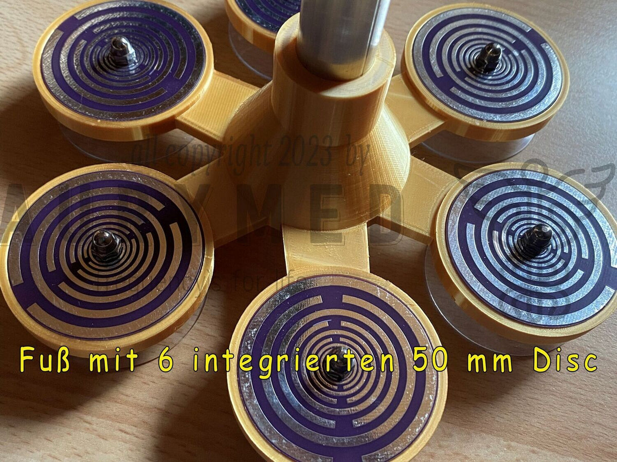 240 mm AURYMED MWA to Go – Lakhovsky MWO – Farbe wählbar – mit 3D-Druck-Resonanzständer – Galerie