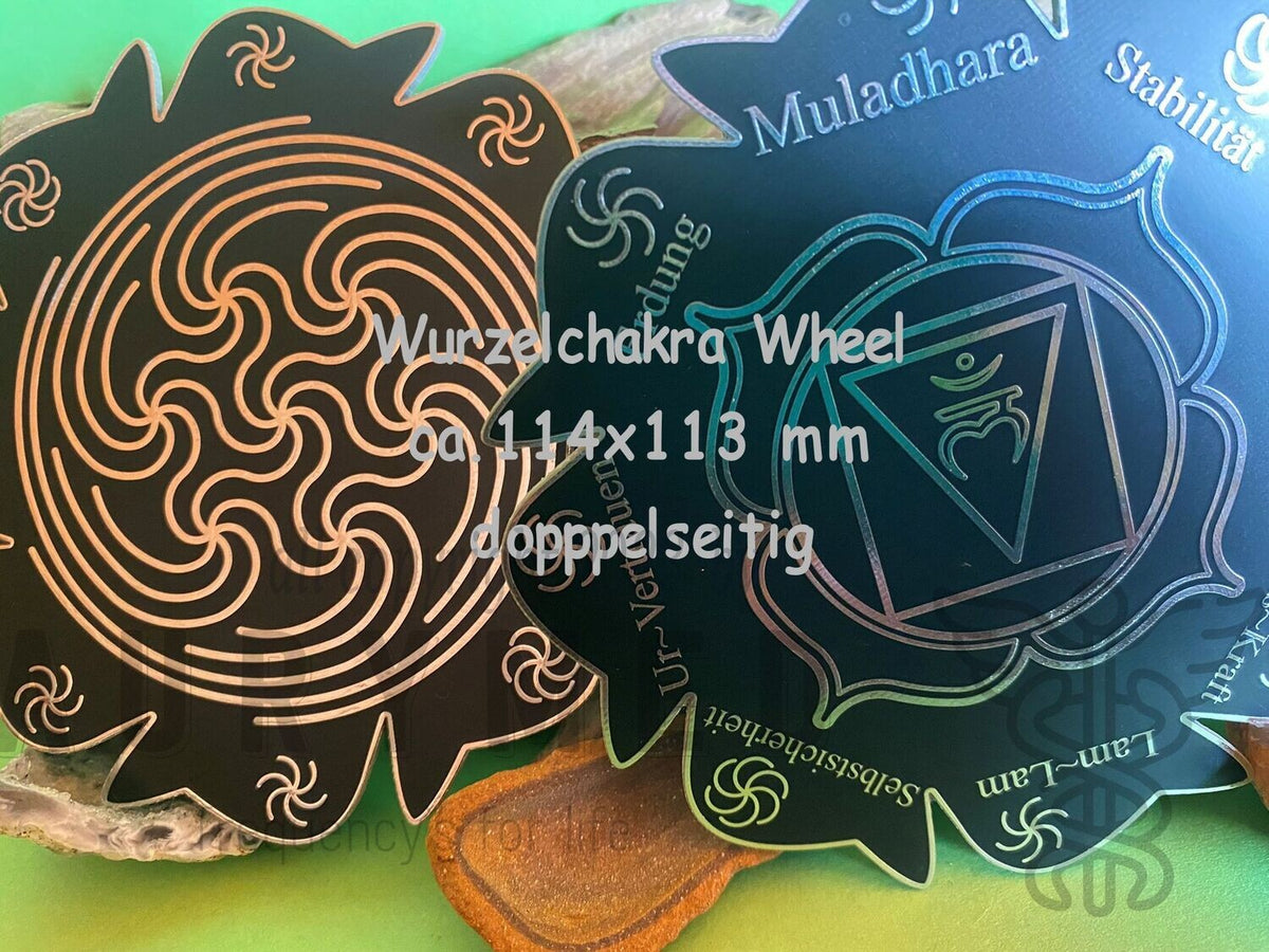 Chakren Wheel – Chakra wählbar – ca. 114 × 114 mm – Galerie