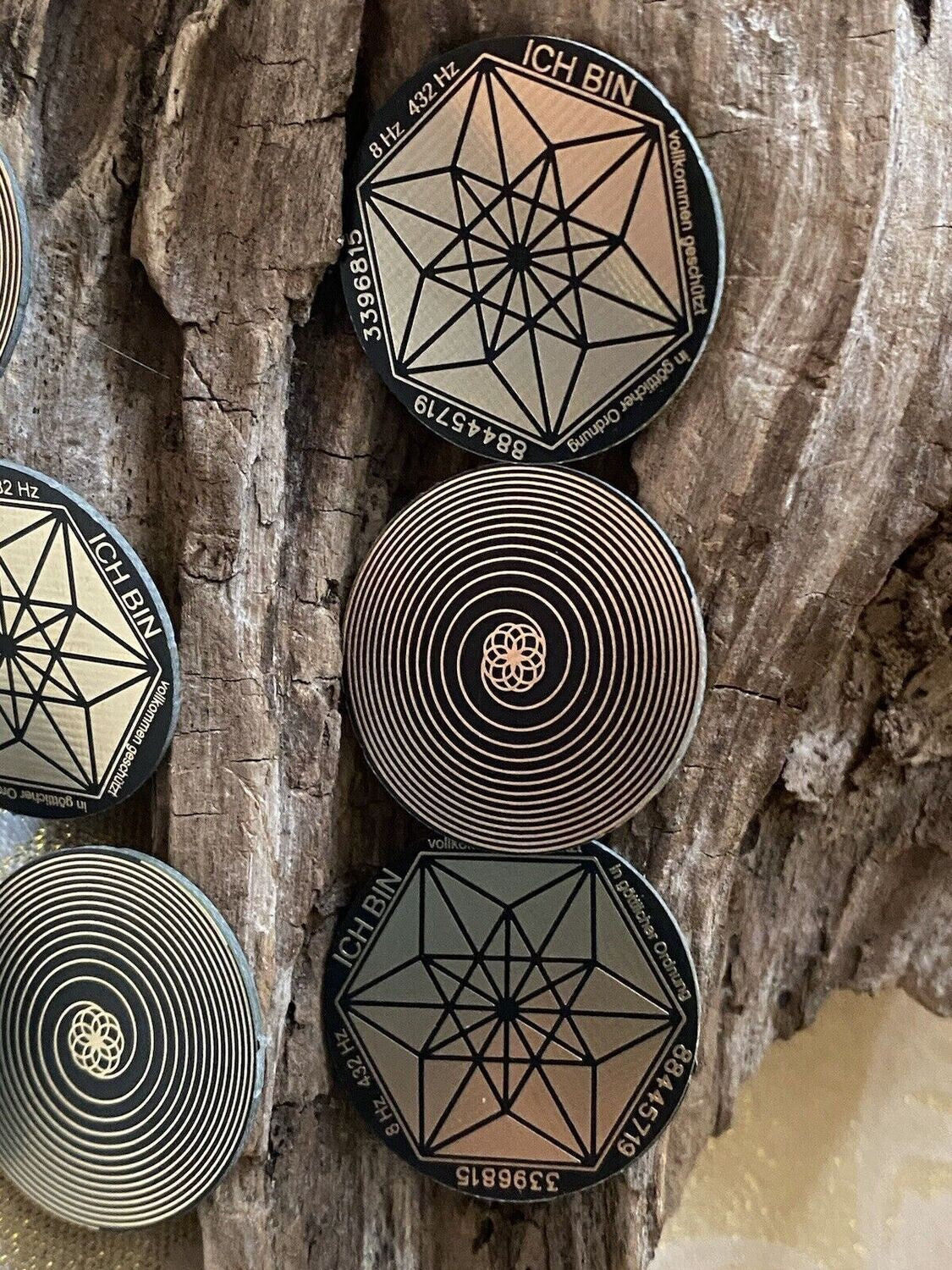 30 mm Discs – Bifilar-Spule & Vector Equilibrium – Sparset