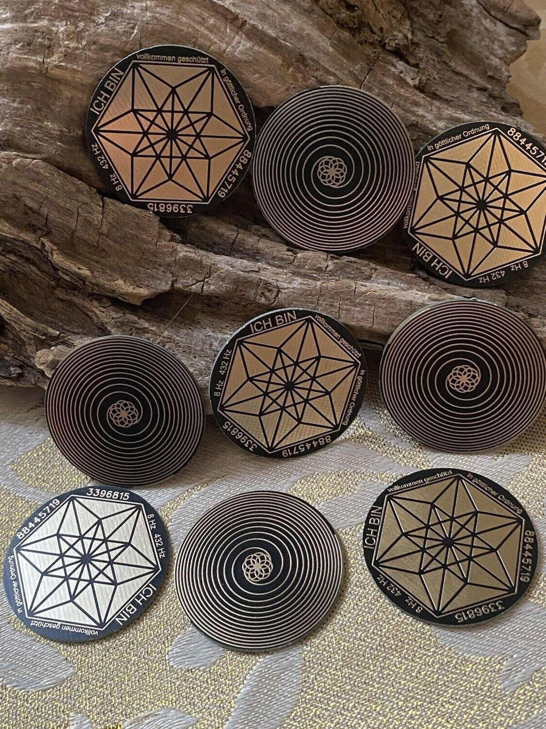 30 mm Discs – Bifilar-Spule & Vector Equilibrium – Sparset