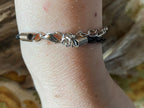 Armband – Lakhovsky – schwarze Disc 16 mm – schwarze Kordel