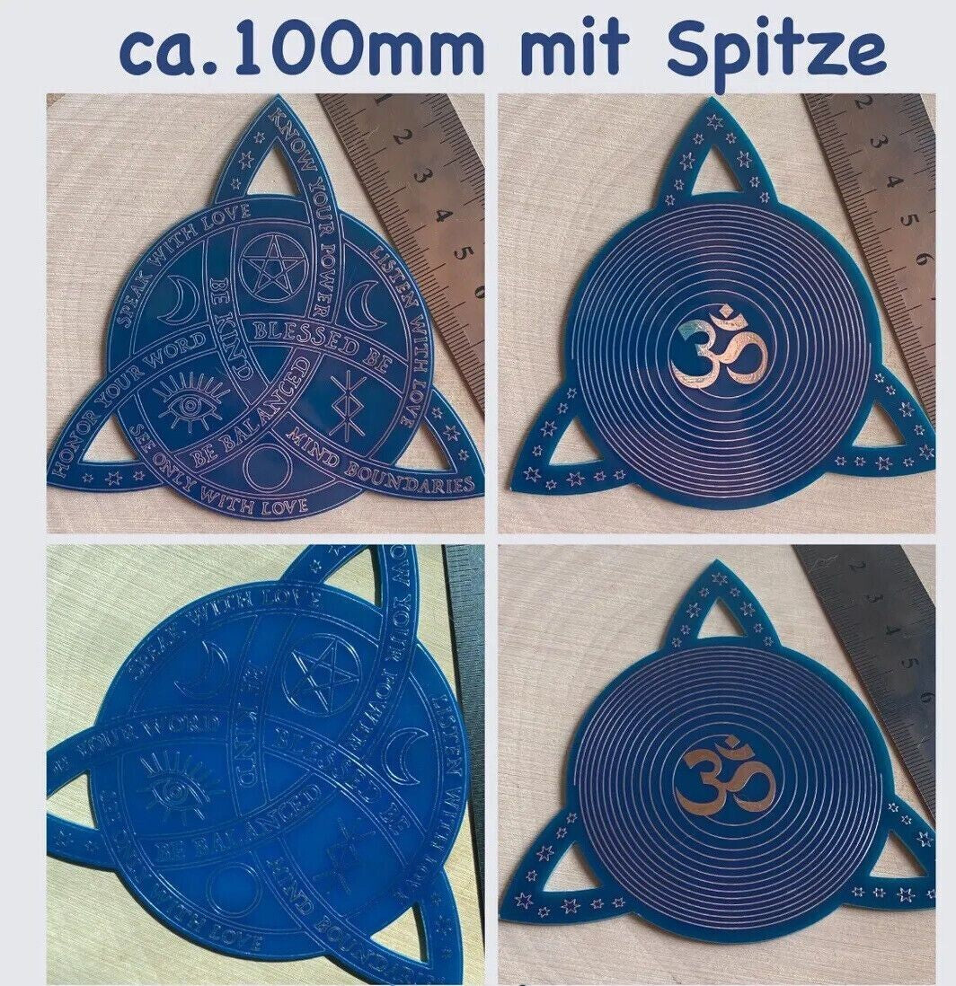 100 mm Disc – Bifilar / Fermat – zinnlegiert / blau – Produktansicht 1