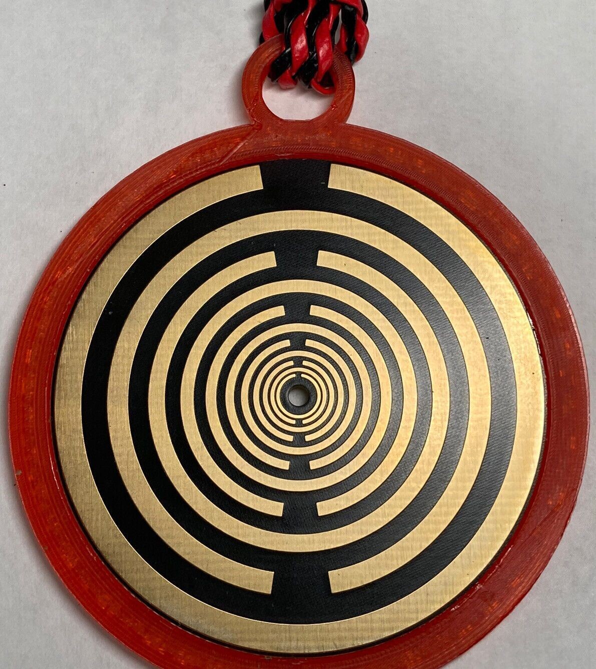 Disc Amulett 50mm – mit 3 D Rahmen – Produktansicht 1