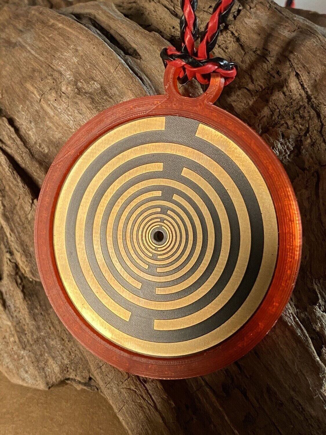 Disc Amulett 50mm – mit 3 D Rahmen – Produktansicht 1