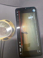 50 mm VibraNex UFO – silk golden, Oberflächenplatte zinnlegiert – Produktansicht 1
