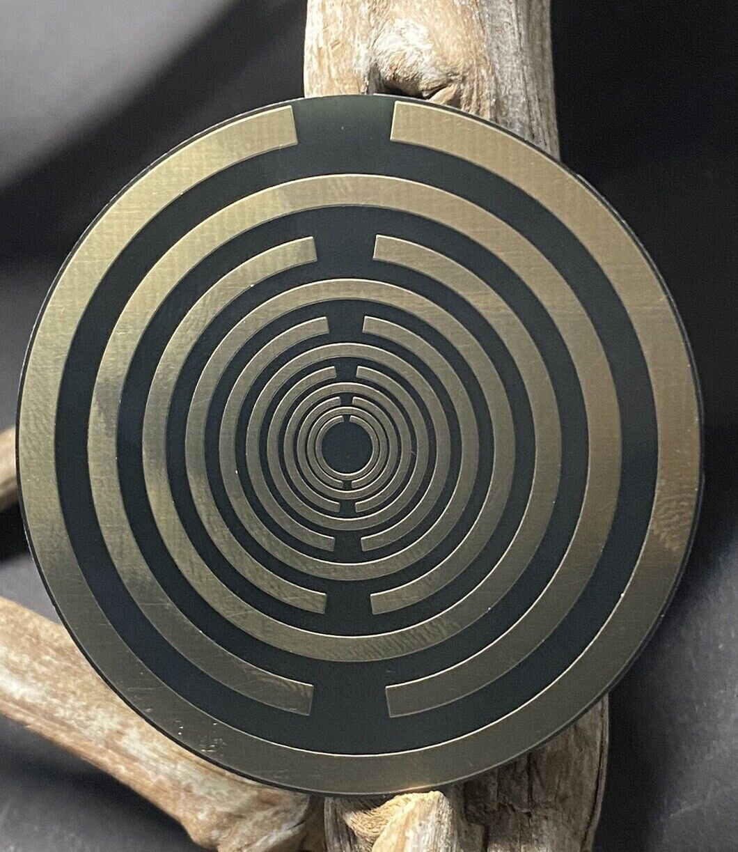 50 mm Disc 2er-Set – Lakhovsky MWO – goldlegiert / nachtschwarz / schwarz – Produktansicht 1