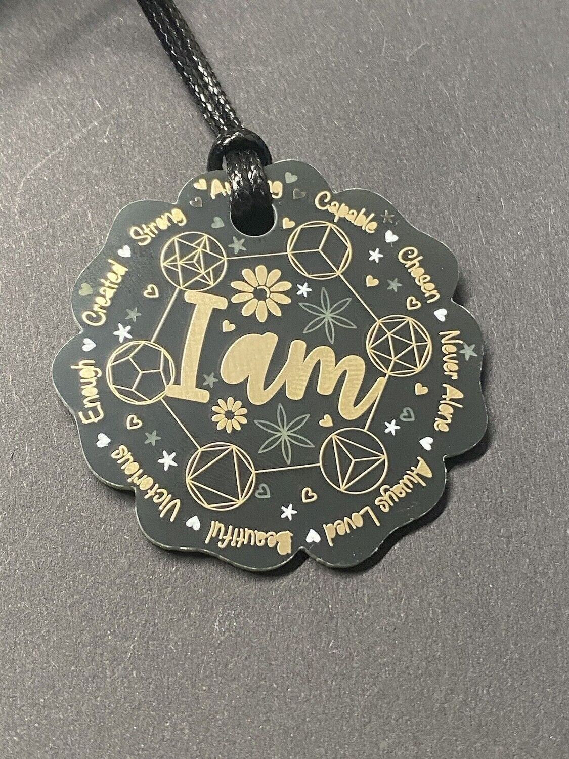 Talisman Käfer black ca, 46x46 mm – Produktansicht 1