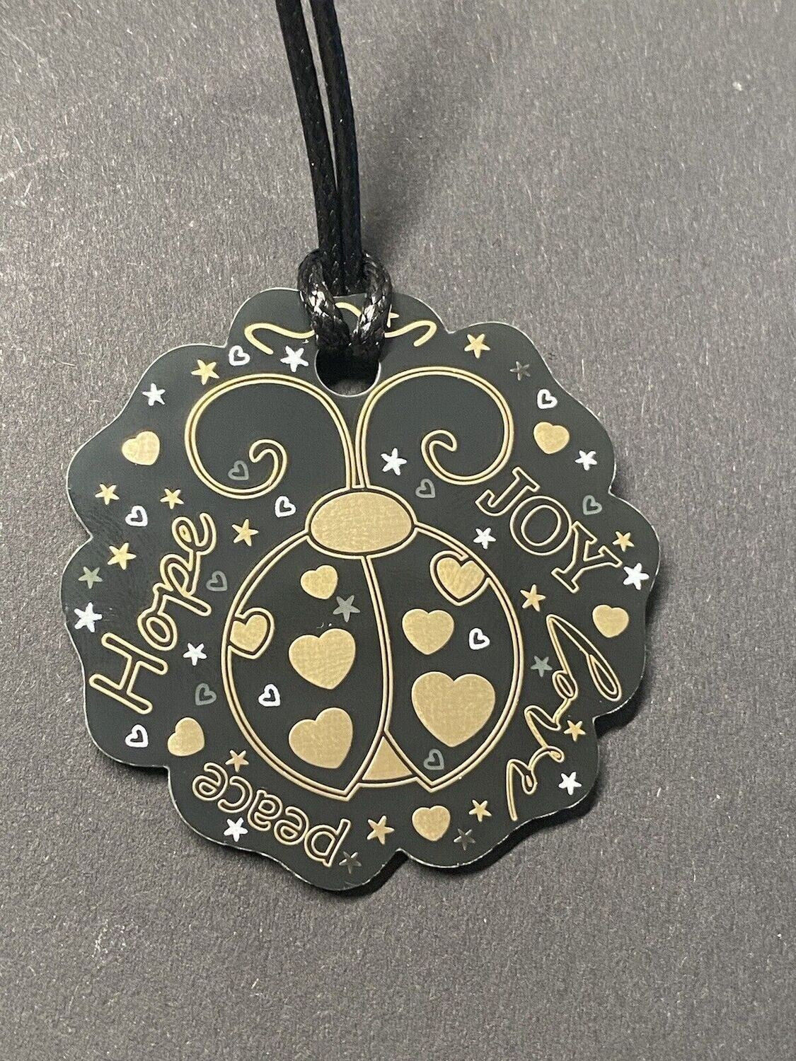 Talisman Käfer black ca, 46x46 mm – Produktansicht 1
