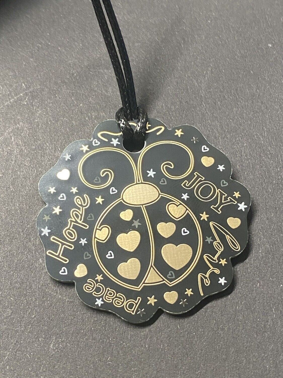 Talisman Käfer black ca, 46x46 mm – Produktansicht 1