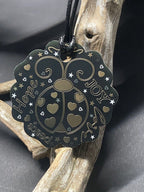 Talisman Käfer black ca, 46x46 mm – Produktansicht 1