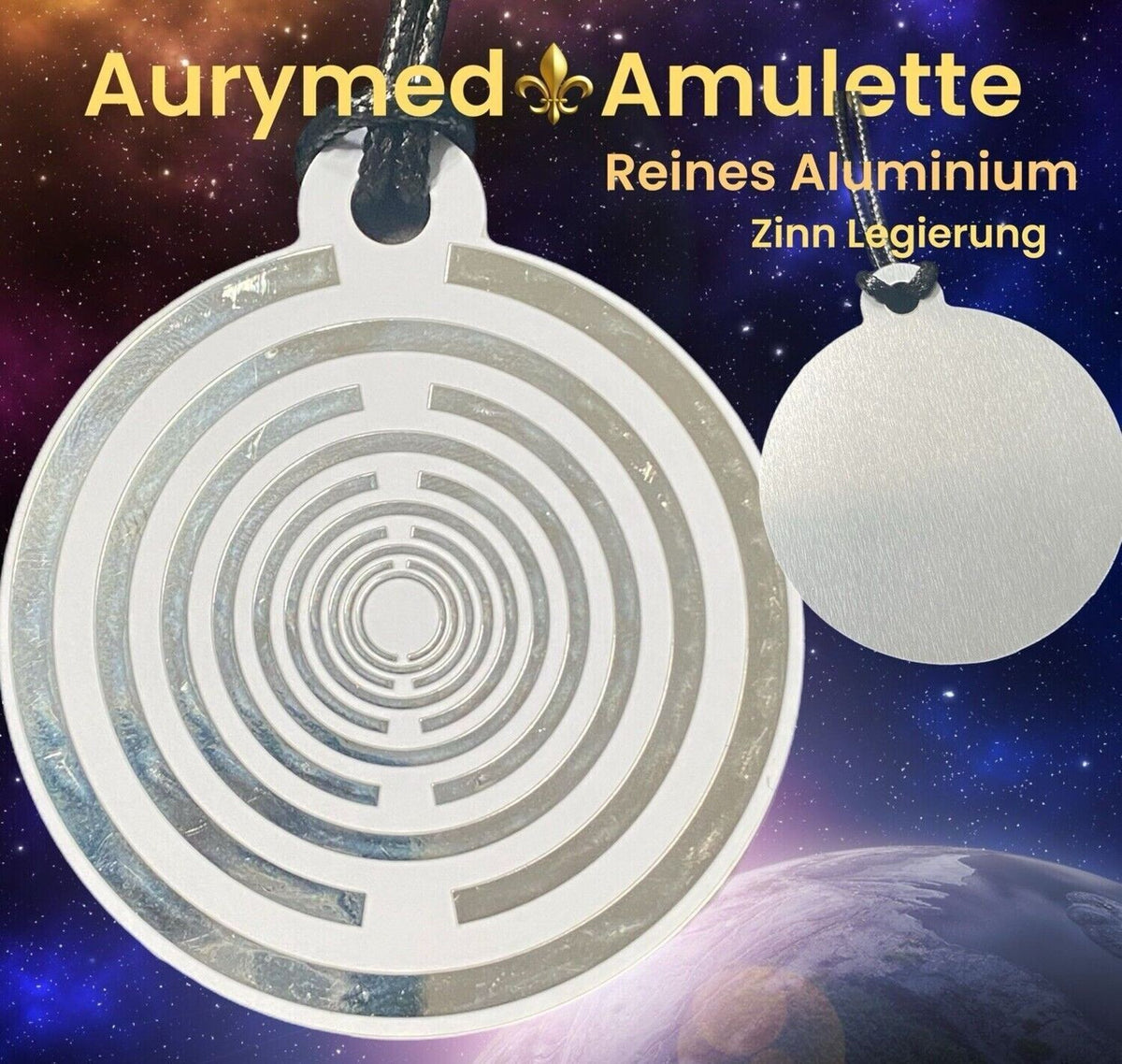 Talisman Aluminium im Lakhovsky MWOnring Design Style – Produktansicht 1