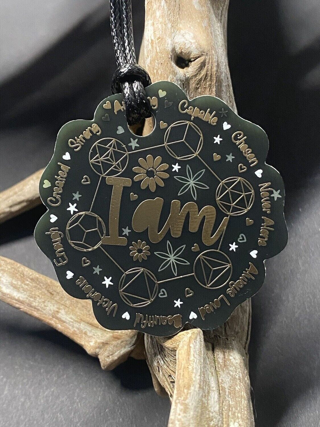 Talisman Käfer black ca, 46x46 mm – Produktansicht 1