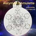 Anhänger Metatron, weiß, zinnlegiert, doppelseitig ca. 52 mm x62 mm – Produktansicht 1