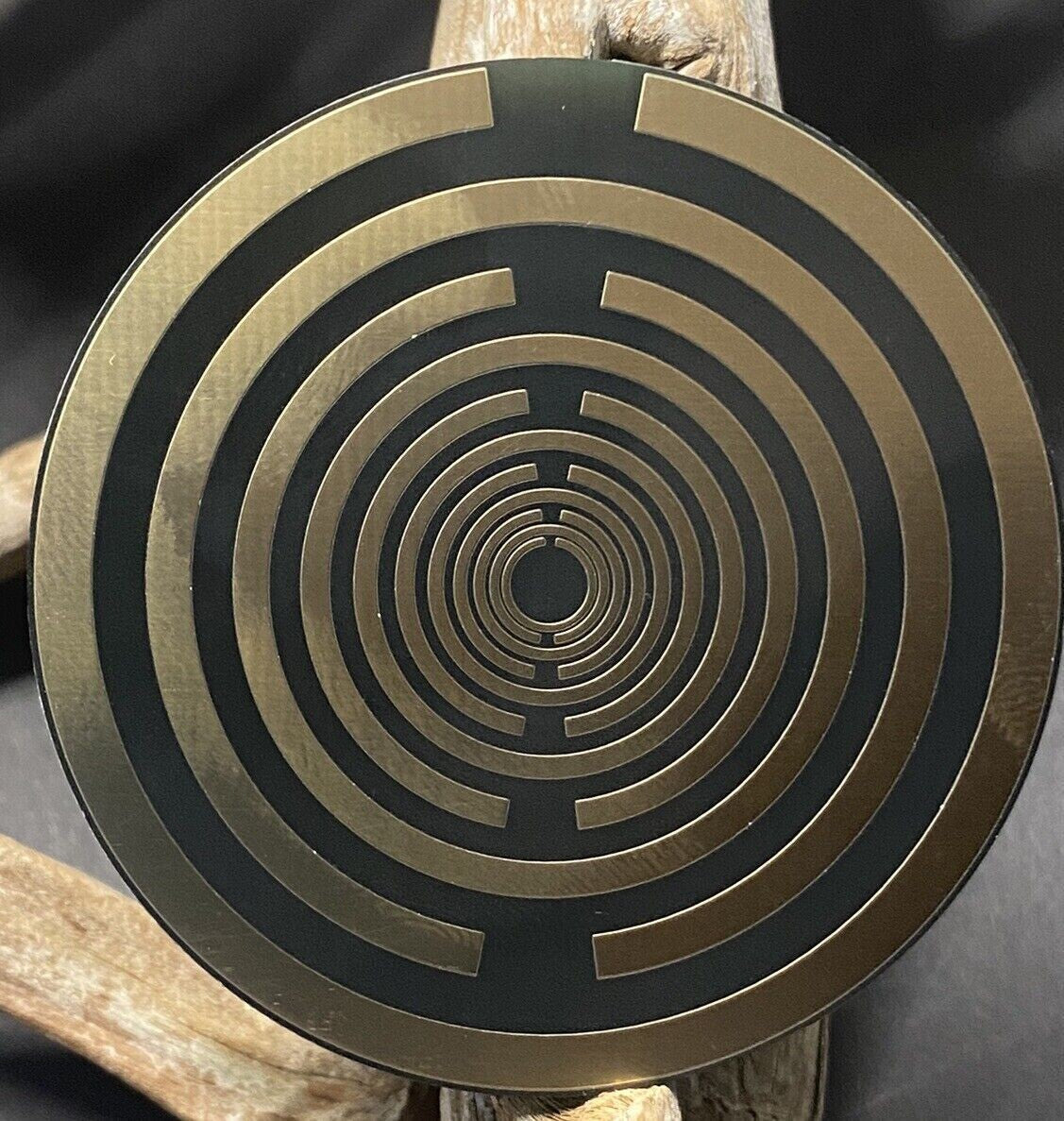 50 mm Disc 2er-Set – Lakhovsky MWO – goldlegiert / nachtschwarz / schwarz – Produktansicht 1