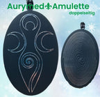 Amulett – Disc – Dreifaltigkeits – – Bifilar / Fermat – zinnlegiert / schwarz – Produktansicht 1