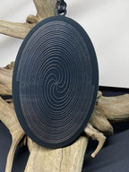 Amulett – Disc – Dreifaltigkeits – – Bifilar / Fermat – zinnlegiert / schwarz – Produktansicht 1