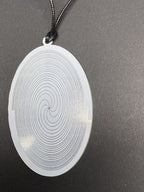 Amulett – Disc – Dreifaltigkeits – – Bifilar / Fermat – zinnlegiert / weiß – Produktansicht 1