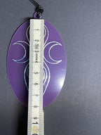 Amulett – Disc – Dreifaltigkeits – – Bifilar / Fermat – zinnlegiert / flieder lila – Produktansicht 1