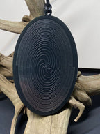 Amulett – Disc – Dreifaltigkeits – – Bifilar / Fermat – zinnlegiert / schwarz – Produktansicht 1