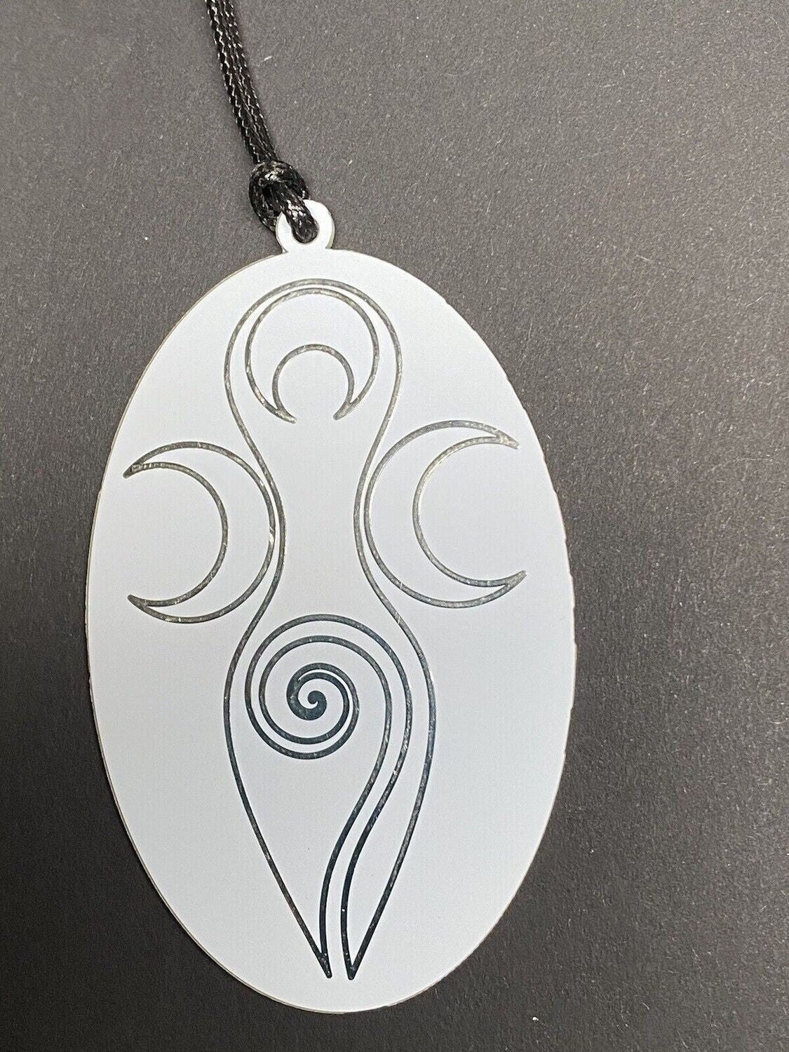 Amulett – Disc – Dreifaltigkeits – – Bifilar / Fermat – zinnlegiert / weiß – Produktansicht 1