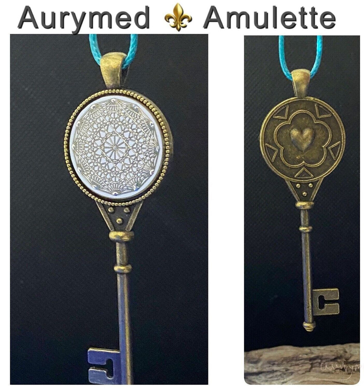 Amulett – Dodecagram – 25 mm / zinnlegiert – Produktansicht 1