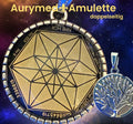 Amulett – Vector Equilibrium – 25 mm / goldlegiert / schwarz – Produktansicht 1