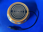 69 mm VibraNex UFO – silk golden, Oberflächenplatte goldlegiert – Produktansicht 1
