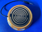 69 mm VibraNex UFO – silk golden, Oberflächenplatte goldlegiert – Produktansicht 1