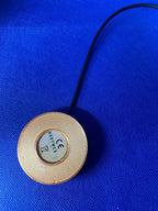 50 mm VibraNex flach – silk golden, Oberflächenplatte zinnlegiert – Produktansicht 1