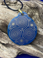 Amulett – Merkaba im Lotus mit den Worten – Merkaba + Lotus – 46 mm – Produktansicht 1