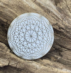 32 mm Discs – Dodecagram & Blume des Lebens – 8er-Set – Ultraweiß – Bild 5