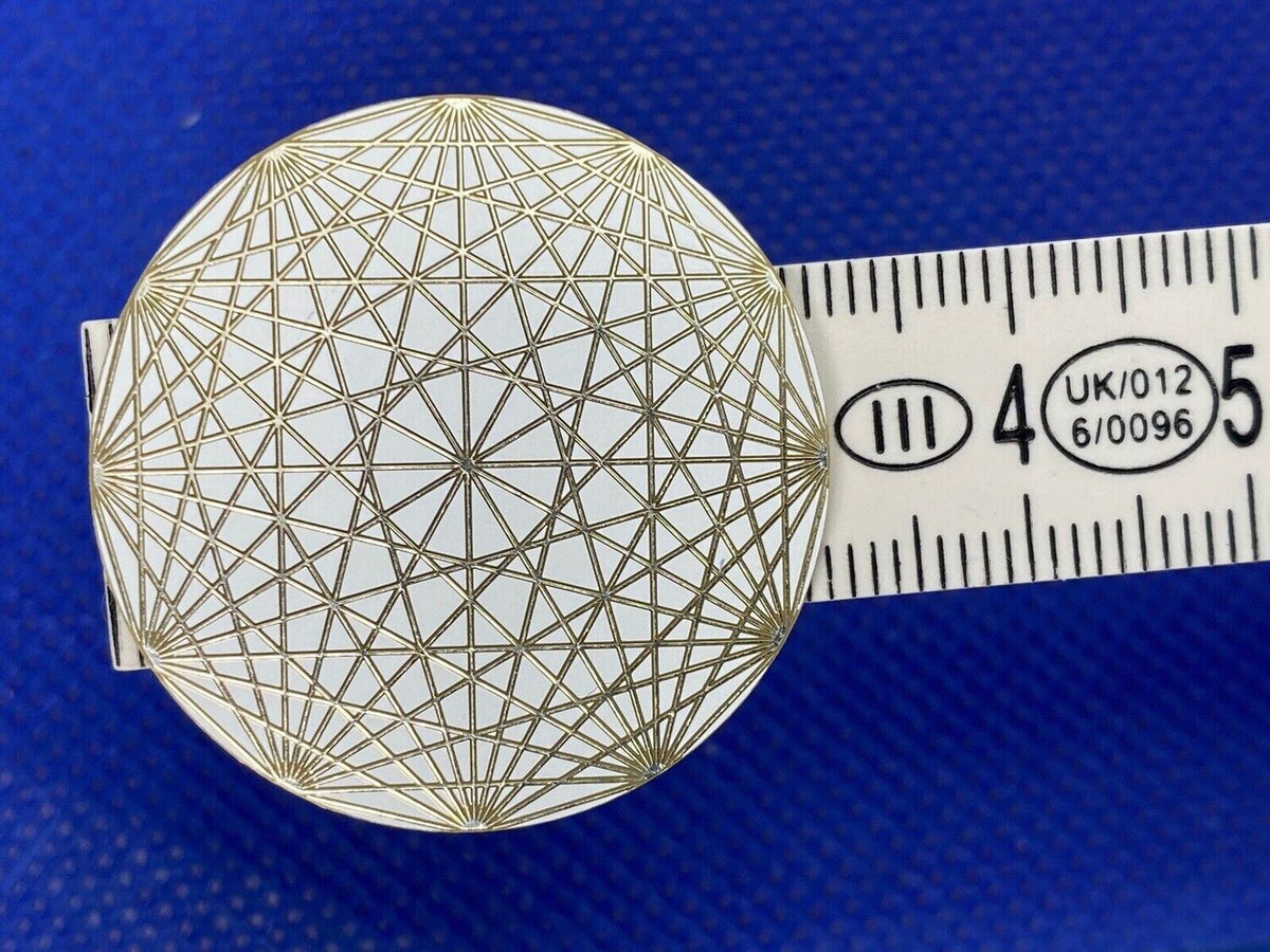32 mm Discs – Dodecagram, Blume des Lebens & betende Hände – Sparset