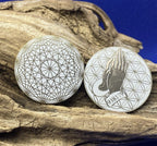 32 mm Discs – Dodecagram & Blume des Lebens – 8er-Set – Ultraweiß – Bild 15