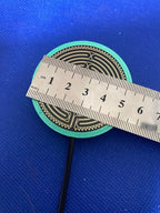 50 mm VibraNex flach, silk mint grün, Oberflächenplatte goldlegiert – Produktansicht 1