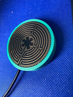 50 mm VibraNex flach, silk mint grün, Oberflächenplatte goldlegiert – Produktansicht 1