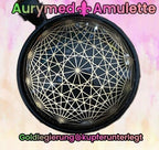 Amulett – Dodecagram – 25 mm / goldlegiert / schwarz – Produktansicht 1