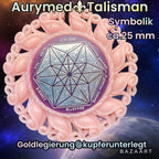 Amulett – Resin Harz Art – Vector Equilibrium – 25 mm / zinnlegiert – Produktansicht 1